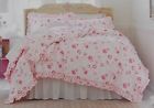 Simply Shabby Chic Pink Peony Comforter Shams Set New Full Queen 490601312303