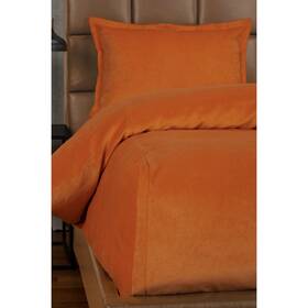 Siscovers 671826120151 Mixology Padma 3 Piece Bed Cap Comforter Set With Sewn Orange California King