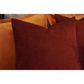 Siscovers 671826120335 Mixology Padma 9 Piece Bed Cap Comforter Set With Sewn Orange Queen