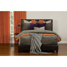 Siscovers 671826120823 Mixology Padma 9 Piece Bed Cap Comforter Set With Sewn Umber Full