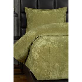 Siscovers 671826125255 Mixology Padma 6-piece Bed Cap Comforter Set With Sewn Olive California King