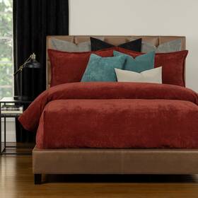 Siscovers 671826128829 Mixology Padma 9 Piece Bed Cap Comforter Set With Sewn Bronze Full