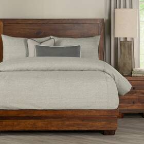 Siscovers 671826141538 Performance Tweed Bed-cap Comforter Set With Tailored Glass Twin