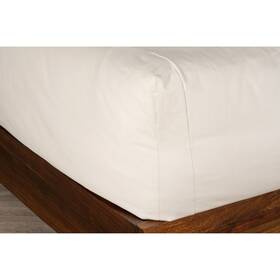 Siscovers 671826142153 Overall Denim-style Bed Cap Comforter Set With Sewn Corners White Full