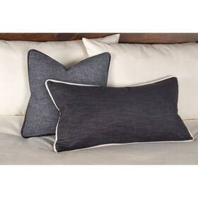 Siscovers 671826142177 Overall Denim-style Bed Cap Comforter Set With Sewn Corners White Queen