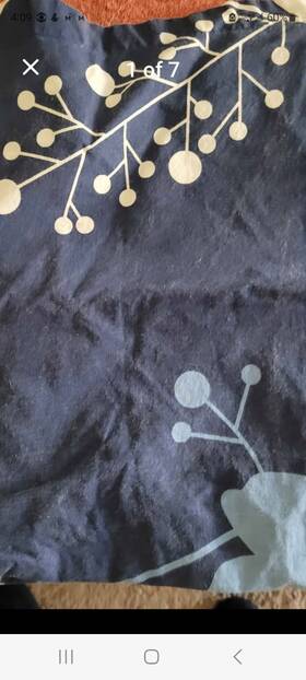 100124466 Sky Comforter Cover Set With 2 Shams Navy