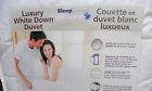 Sleep Solutions White Canadian 100 Goose Down Comforter Luxury Duvet Full 550 772270003745