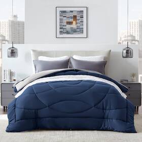 Sleep Zone 810029080491 King Size Comforter Duvet Insert Down Alternative Reversible Ligh