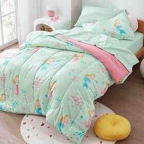 Sleep Zone 840199207190 Kids Twin Bedding Comforter Set - Super Cute And Soft Bed In A Bag