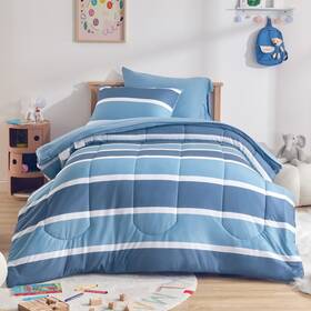Sleep Zone 840199211494 Kids Comforter Set Full/queen Size Jersey Knit 7 Pieces Bedding Super Soft
