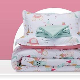 Sleep Zone Kids Twin Bedding Comforter Set 5 Pieces Super Cute And Soft