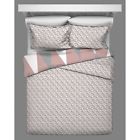 16630beddquepnk Smla75yulr Mainstays Deco Reversible Bedding Comforter Set 885308521415