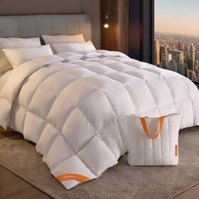 Songmics Home 194343290249 Down Comforter Queen Size Duvet Insert With Corner Loops 55 Oz Filling