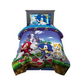 6a514v Sonic The Hedgehog Franco Kids Bedding Anime Twin Comforter And Sheets Set