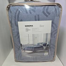 2118181 Sonoma New Joplin Abstract Woven Comforter And 2 Shams Set King/cal Kinf