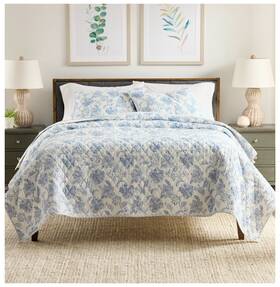 Sonoma 400790170899 Goods For Life Clairemont Printed Quilt Cotton - Full/queen