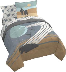 & Sons Inc. 705353684296 Star Wars Queen Size Comforter Set - 7 Piece Bedding Includes Sheet And Pillow