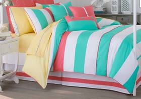 1c94987 Southern Tide Brand New Cabana Stripe 4 Piece Comforter Set California King