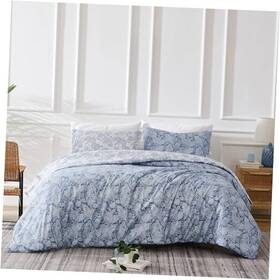 Southshore Fine Linens 810001360191 Full/queen Size Comforter Set Down Alternative Full / Queen 03 - Paisley Blue