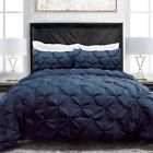 1900 Sr-ppcmfst-k-ck-nvy-r Sleep Restoration Series Pinch Pleat Luxury Goose Down 689860376588
