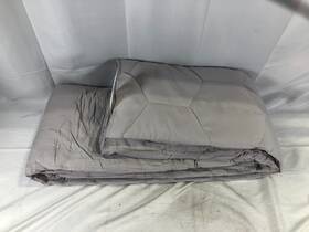 Twin68x90 St.james Home 144246 Feather And Loom Honeycomb Down Alternative Lightweight Blanket Grey Inch