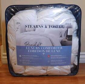 Stearns & Foster 145312400375 And All Season Primaloft Down Alternative Comforter Duvet Tabs