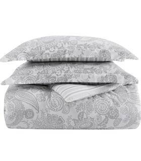 52597279 Stone Cottage Buckthorn Collection Comforter Set -grey Full/queen