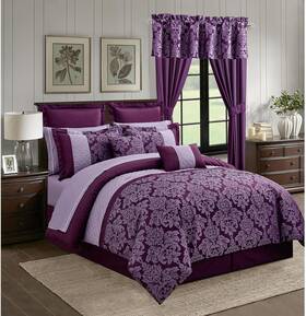 468373 Stoneberry Home Hotel Collection 12-piece Bedding Set King Polyester Hermia