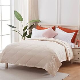 Sun Style Home Down Alternative Blanket With Satin Trim Bedding Quilt