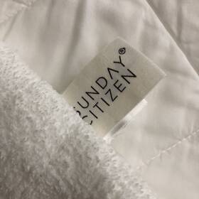 Sunday Citizen 810095960161 White Snug King Comforter Plush Bamboo 104 Inch X 88 Unused