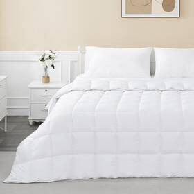 Kb-688801a Sunflower Comforter Twin Duvet Insert White Xl Down Alternative Filling