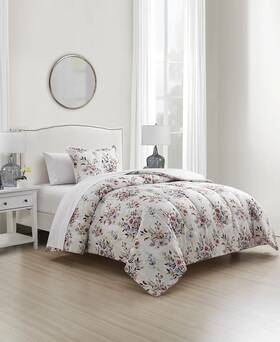 Sunham 734737732056 Fairfield Square Collection Twin Hill Garden 2-pc. Comforter Set