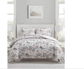 Sunham 734737738935 Roselyn 3 Pc King Comforter Set Reversible Floral Sunham 734737738935 Roselyn 3 Pc King Comforter Set Reversible Floral