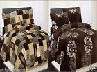 Flbr-2014 " Super Soft Comforter Queen "micro 3 Size Set Pc. Reversible Mink