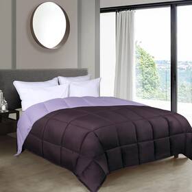 Superior 190052304130 Brushed Microfiber Comforter Down Alternative Bedding Medium Weight Ultra-
