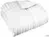 13217142166 Superior Full Queen White All Season Wide Stripe Down Alternative Comforter