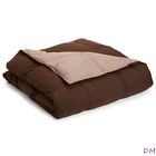 Superior King Taupe Chocolate Brown All Season Reversible Down Alternative Comforter 855031020165