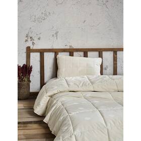 Sussex Home 953413133413 All Season Wool Filled Comforter Duvet Hypoallergenic 100% Cotton Off White