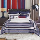 Sutton Stripe Tommy Hilfiger 3pc King Comforter Shams Set New 766195386823