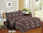 Sw0375 Un Branded Queen Size Running Horse Sheet Set