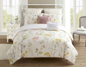 Sweet Home 842491178543 King Comforter Set 7 Piece Ultra Soft Fashion Printed Bedding Sets With Shams