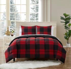 Sweet Home Collection 313114719769 7 Piece Comforter Set Bag Solid Color All Season Soft Down Alternative Blanket