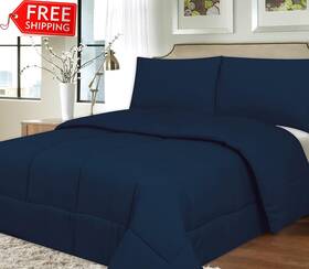 Sweet Home Collection 445014424450 Down Alternative Polyester Comforter Box Stitch Microfiber
