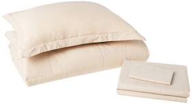 Sweet Home Collection 842491111236 Twin Comforter Set 6 Piece Bed In A Bag With Skirt Fitted Sheet Flat Sh