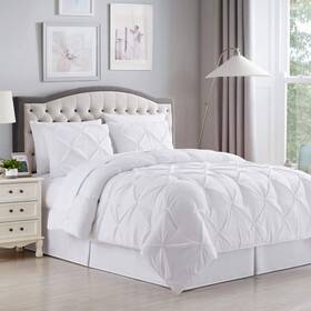 Sweet Home Collection 842491166816 King Size Comforter Set 8 Piece Bed In A Bag With Skirt Fitted Sheet Fl