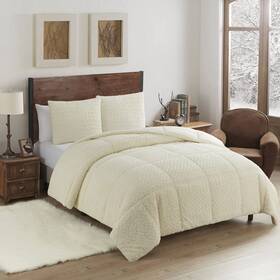 Sweet Home Collection 842491179281 King Size Comforter Set 3 Piece Animal Faux Fur Ultra Soft Bedding