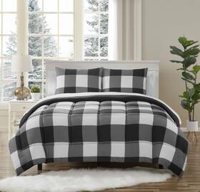 Sweet Home Collection 842491179786 7 Piece Comforter Set Bag Solid Color All Season Soft Down Alternative Blanke
