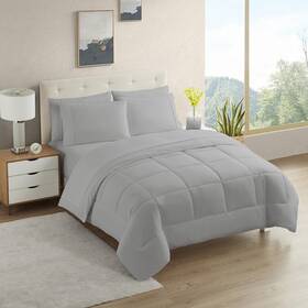 Sweet Home Collection 842491185688 Rv Short Queen Comforter Set For Camper - With Fitted And Flat
