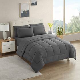 Sweet Home Collection 842491187248 King Comforter Set Soft Breathable 7piece Bedding 1 Fitte
