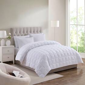 Sweet Home Collection 842491189334 Twin Comforter Oversized Double Box Stitch Duvet Insert Soft Fluffy Gener